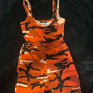 Fashion nova biker shorts set